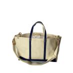 russet◆2WAY/トートバッグ/キャンバス/WHT/無地/RUZ1021221A0018