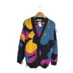 A BATHING APE◆カーディガン(厚手)/--/コットン/マルチカラー/無地/001KNH802502L