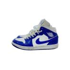 NIKE◆ハイカットスニーカー/28cm/BLU/レザー/BQ6472-104