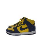 NIKE◆DUNK HIGH RETRO SE_ダンク ハイ レトロ SE/29cm/YLW
