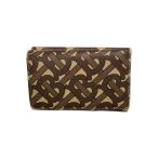 ショッピングBURBERRY BURBERRY◆TRI FOLD WALLET/3つ折り財布/キャンバス/BRW/メンズ/8022945