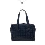ショッピングCHANEL CHANEL◆トートPM_ニュートラベルライン_ナイロン_BLK/ナイロン/BLK