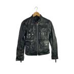 ショッピングGABBANA DOLCE&GABBANA◆マルチポケット/シングルライダース/レザージャケット・ブルゾン/38/レザー/BLK
