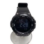 CASIO◆PRO TREK Smart WSD-F20 ブラック【WearOS】/デジタル/ラバー/BLK/BLK