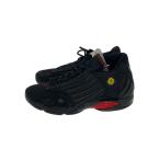 NIKE◆AIR JORDAN 14 RETRO/エアジョーダンレトロ/ブラック/487471-003/29cm/BLK