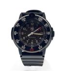 LUMINOX◆クォーツ腕時計/アナログ/--/BLK/BLK/カーボン//
