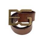 ショッピングGABBANA DOLCE&GABBANA◆ベルト/レザー/BRW/無地/メンズ