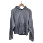 ショッピングzara ZARA◆ジップパーカー/S/コットン/グレー/4729/402/898