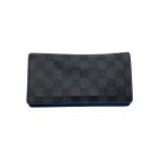 ショッピングVUITTON LOUIS VUITTON◆ポルト・フォイユ・ブラザ_ダミエ・グラフィット_BLK/PVC/BLK/メンズ