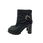 Chloe◆ショートブーツ/37.5/BLK/レザー