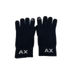 ARMANI EXCHANGE* перчатки / акрил /BLK/ одноцветный / мужской 