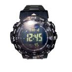 CASIO◆ソーラー腕時計_PRO TREK/デジタル/--/BLK/GRY//