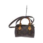 ショッピングLOUIS LOUIS VUITTON◆ミニ・スピーディ_モノグラム・キャンバス/PVC/BRW