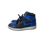 NIKE◆AIR JORDAN 1 RETRO HIGH OG/エアジョーダン1レトロハイ/ブラック/27.5cm/BLK