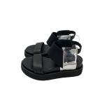 ショッピングNUDE UNITED NUDE◆サンダル/36/ブラック/PVC