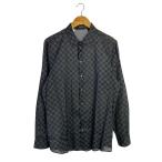 ショッピングダミエ LOUIS VUITTON◆ダミエグラフィットシャツ/L/コットン/ブラック/総柄