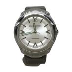 LOUIS VUITTON◆フィフュティファイブ_AT_SS/革_41mm/レザー/SLV/GRY/SS/0113日差+7