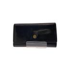 COACH* чехол для ключей / кожа /BLK/ одноцветный / мужской 