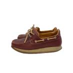 HERMES* deck shoes /36.5/BRW/ кожа 