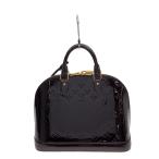 LOUIS VUITTON◆アルマPM_モノグラム・ヴェルニ/エナメル/BRD