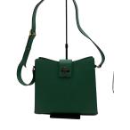 ショッピングセリーヌ CELINE◆オールドセリーヌ/ショルダーバッグ/レザー/GRN/無地