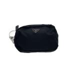 ショッピングPRADA PRADA◆ポーチ/ナイロン/BLK//
