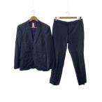 Paul Smith* костюм /L/ шерсть / черный / полоса /×Ermenegildo Zegna/ низ потертость протершееся место иметь ///