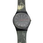 SWATCH◆クォーツ腕時計/アナログ/BLK/