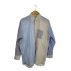 ショッピングINDIVIDUALIZED KAPTAIN SUNSHINE◆×individualized shirts/長袖シャツ/L/コットン/BLU/チェック