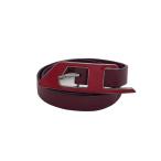 DIESEL* ремень / кожа /RED/ одноцветный / мужской /RN93243 CA25594//