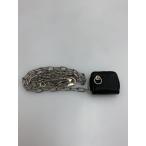 JAM HOME MADE◆世界最小級のレザーウォレット ネックレス/ウォレットチェーン/レザー/BLK/メンズ//
