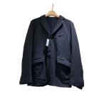 COMME des GARCONS HOMME◆10SS/縮絨加工3Bジャケット/テーラードジャケット/S/ポリエステル/BLK/he-j014