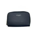 SAINT LAURENT◆コインケース/レザー/BLK/506522・0421