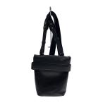 ショッピングbottega BOTTEGA VENETA◆ウェアラブル ボディバッグ/ショルダーバッグ/レザー/BLK/無地/573608