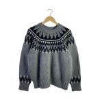 MACHATT◆ニット・セーター(厚手)/--/アクリル/GRY/ノルディック