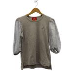Vivienne Westwood RED LABEL◆７分袖カットソー/0/コットン/GRY/16-12-321038