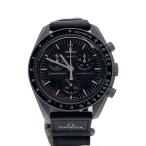 OMEGA◆OMEGA×SWATCH_ムーンスウォッチ_ミッショントゥザマーキュリー_QZ_CE/ナイロン_42mm/アナログ