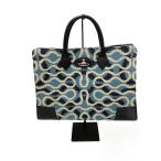 Vivienne Westwood◆スクイグル/ハンドバッグ/--/BLU/裏地汚れ有