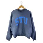 ショッピングstussy STUSSY◆STU Applique/スウェット/M/コットン/BLU