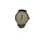 ORIENT◆自動巻腕時計/アナログ/レザー/IVO/BLK/SS/AC00-C1-B