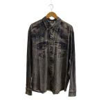 DIESEL◆長袖シャツ/50/レーヨン/GRY/S-GILS-DNM