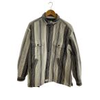 Nigel Cabourn◆ジャケット/3/コットン/GRY/ストライプ