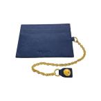 PRADA* футляр для карточек /--/NVY/ одноцветный / женский / цепь есть 