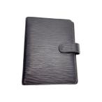 LOUIS VUITTON* Agenda MM_ epi _BLK/ кожа /BLK/ мужской 
