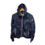 ショッピングmoncler MONCLER◆ナイロンジャケット/L/ナイロン/NVY/総柄/151-091-41078-05