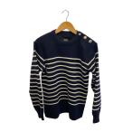 ショッピングmarc MARC JACOBS◆ニット・セーター(厚手)/S/ウール/NVY/ボーダー/N6000060-20