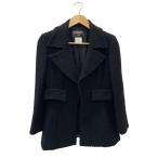 CHANEL◆オールド/ツィードジャケット/36/ウール/BLK/P18665V10526//