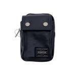 PORTER◆小物/フェイクレザー/BLK/無地/メンズ