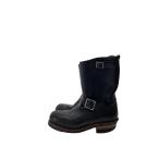 ショッピングエンジニアブーツ RED WING◆エンジニアブーツ・エンジニア/US6.5/BLK//