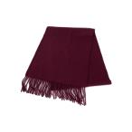 BUYER/マフラー/カシミア/ボルドー/メンズ